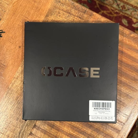 Ocase Compatible with IPhone 12 IPhone 12 Pro Wallet Case Peacock Blue - Picture 7 of 8